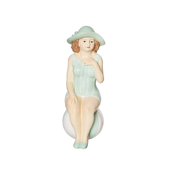 Beachcombers Figurine, 5.71 inches, Blue
