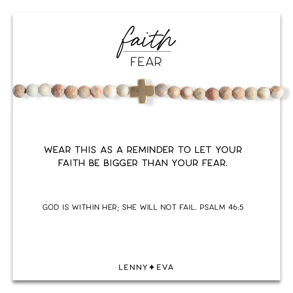 Lenny & Eva Bracelet, Medium, White Jasper