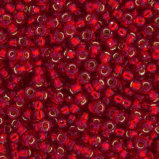 John Bead Craft Bead, 8/0, Ruby Silver Lined