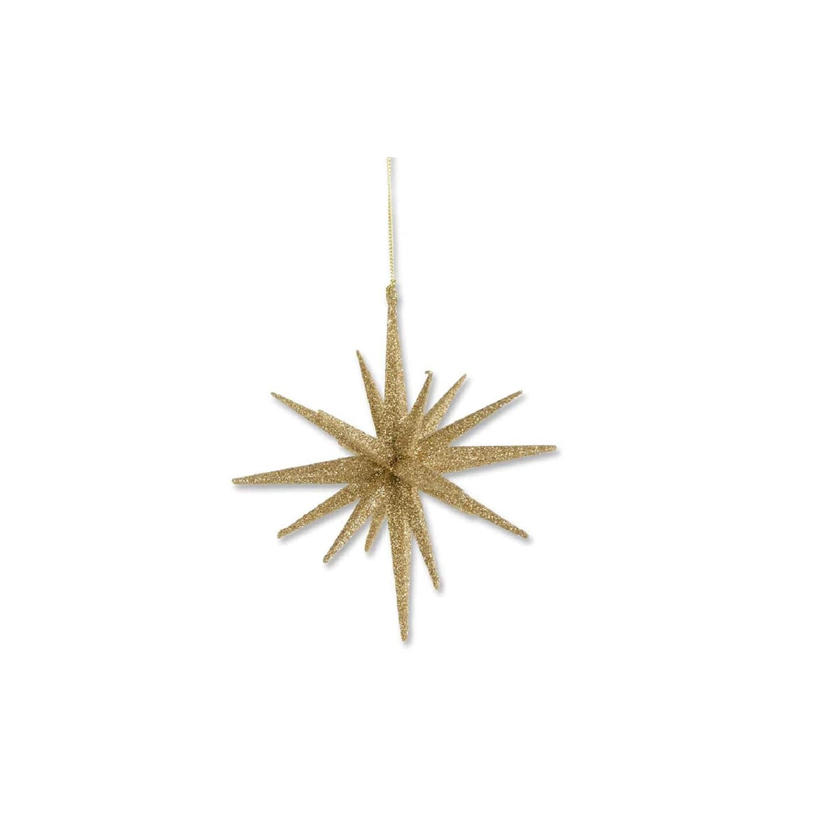 K&K Interiors Hanging Ornament, 6-inch, Gold