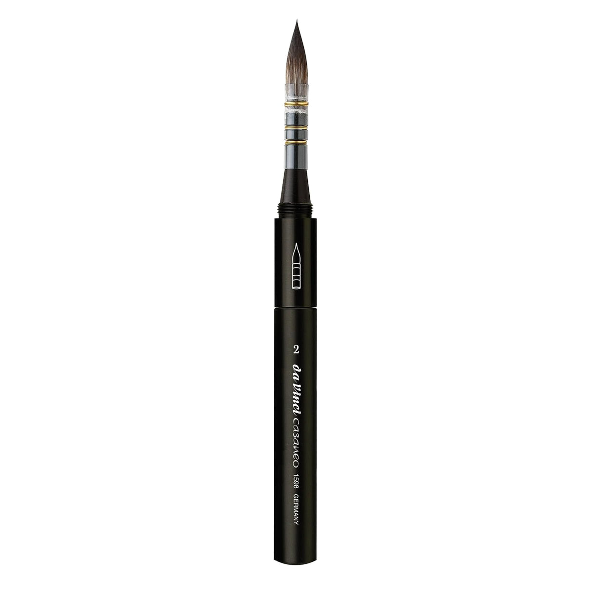 da Vinci Paint Brush, 2, Black