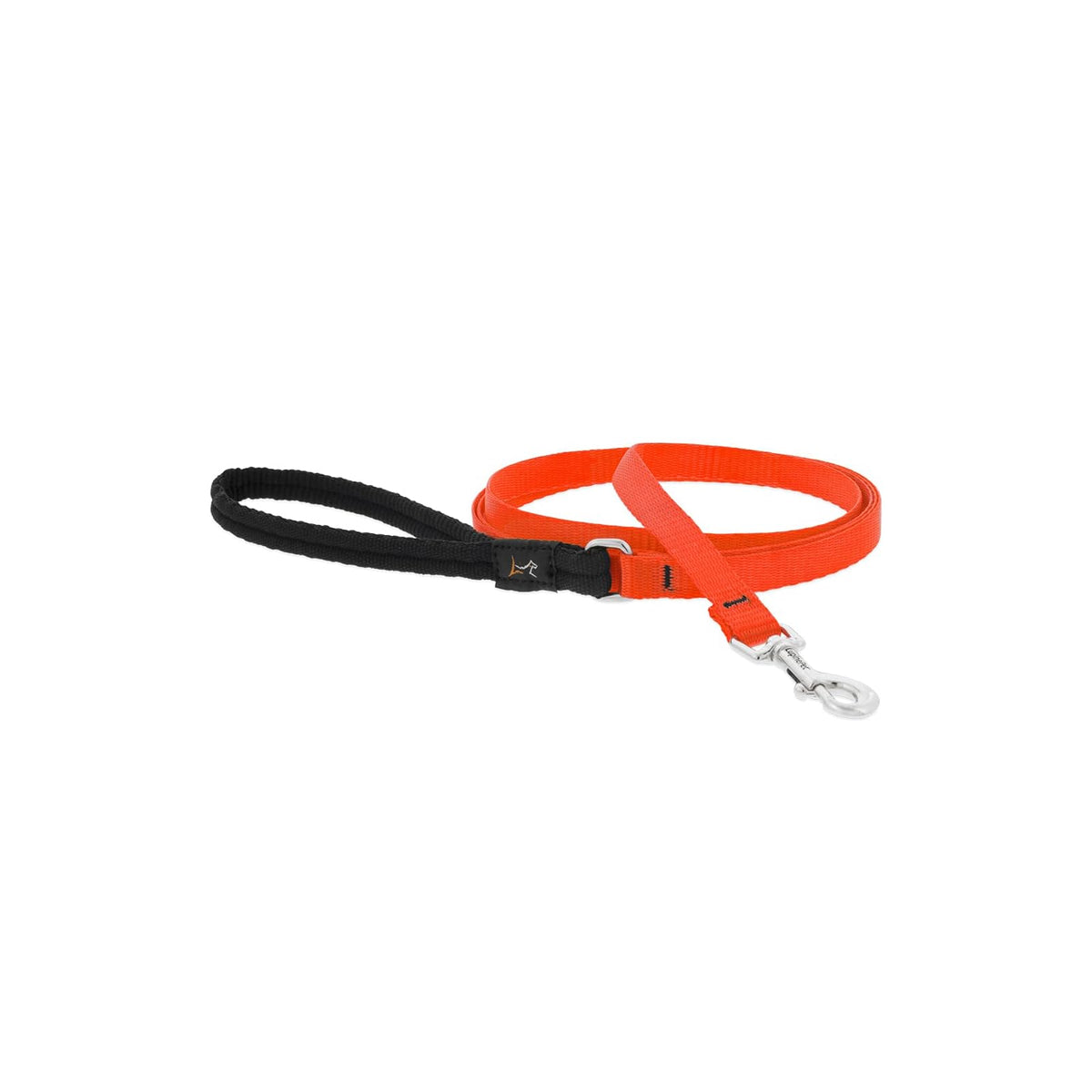 LupinePet Leash, 1/2" wide; 6-foot, Blaze Orange