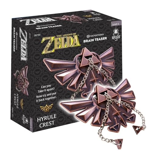 BePuzzled | Legend of Zelda Hyrule Crest Hanayama Brain Teaser, Mensa Rated Level 4, for Ages 12 and Up