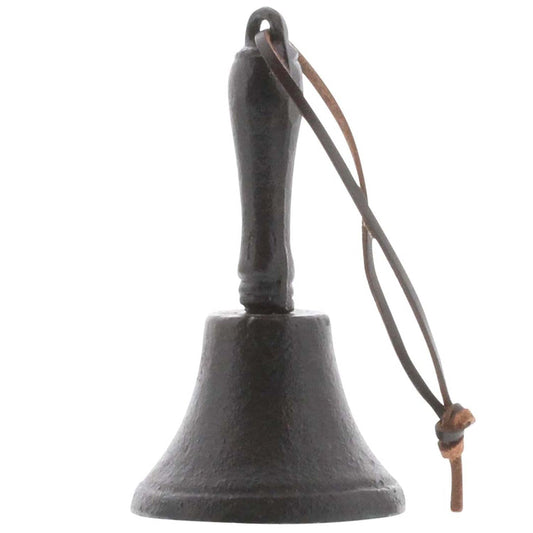 HomArt 21008-2 Dinner Bell, 5-inch Height, Cast Iron, Black