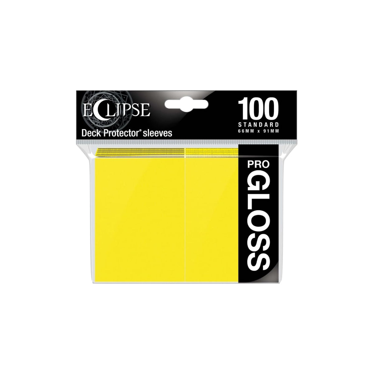 Ultra Pro Card Document Sleeve, Standard Size, Lemon Yellow