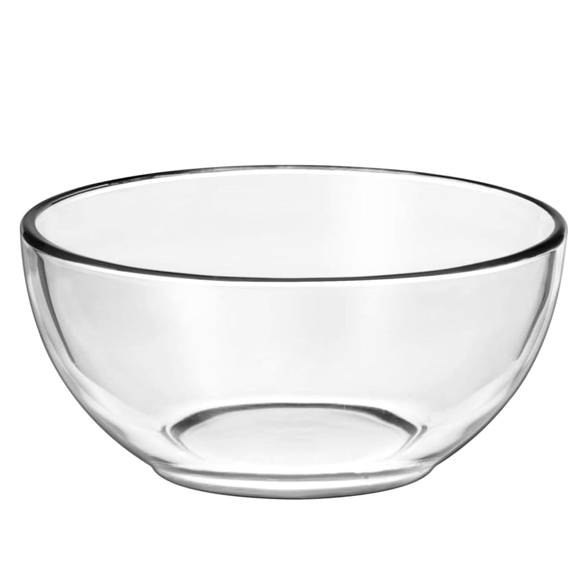 Red Pomegranate Dishware Bowl, 6", Clear