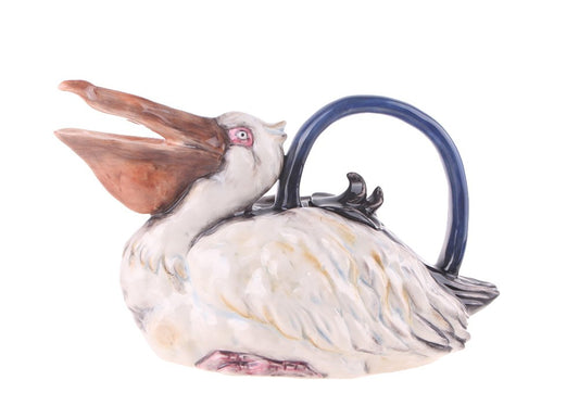 Blue Sky Clayworks Clayworks Pelican Teapot, 11 x 5.5 x 6.5"