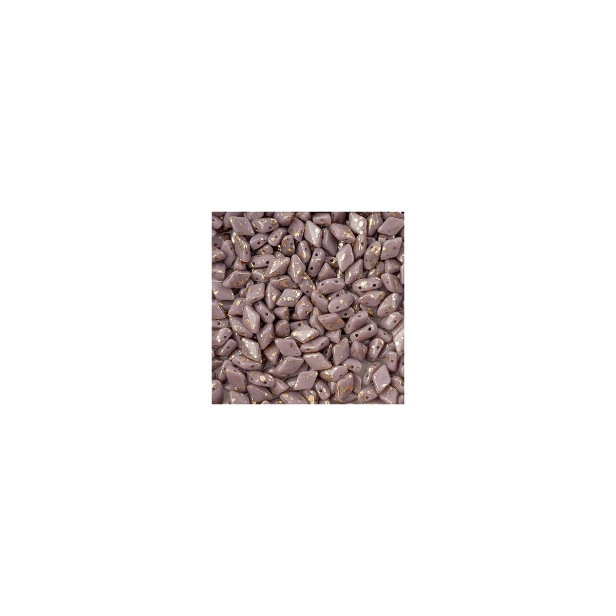 John Bead Craft Bead, Opaque Violet Gold Splash