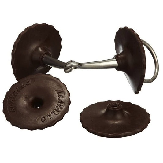 Acavallo Unisex's Brown Bit Guards, One Size