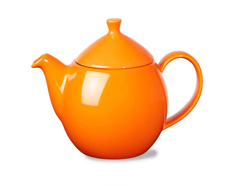 Forlife Dew Teapot w/Basket Infuser 32 oz - Carrot