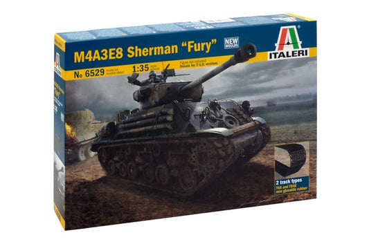 Italeri 6529S¬†-¬†1: 35¬†m4¬†a3e8¬†Sherman, Fury, Shield