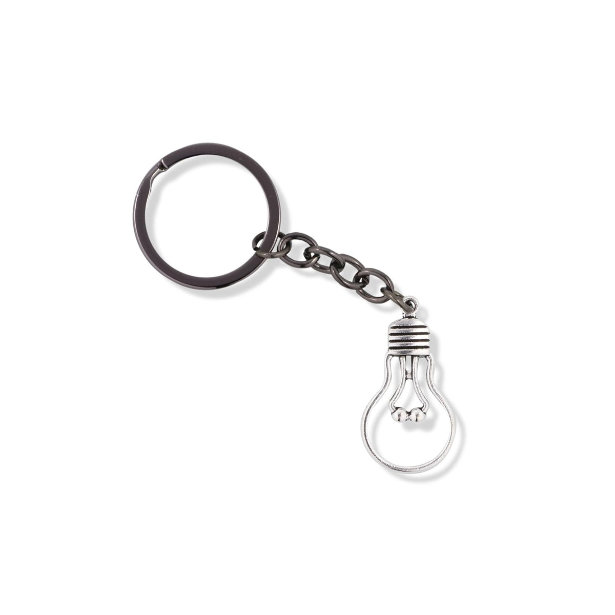 Dave The Bunny Keychain, Medium, Silver