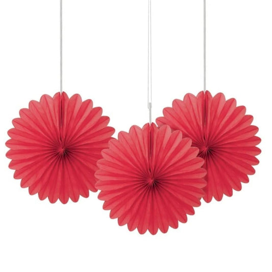 Unique Industries Party Decoration, 6", Red