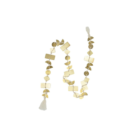 Foreside Home and Garden Garland, Gold