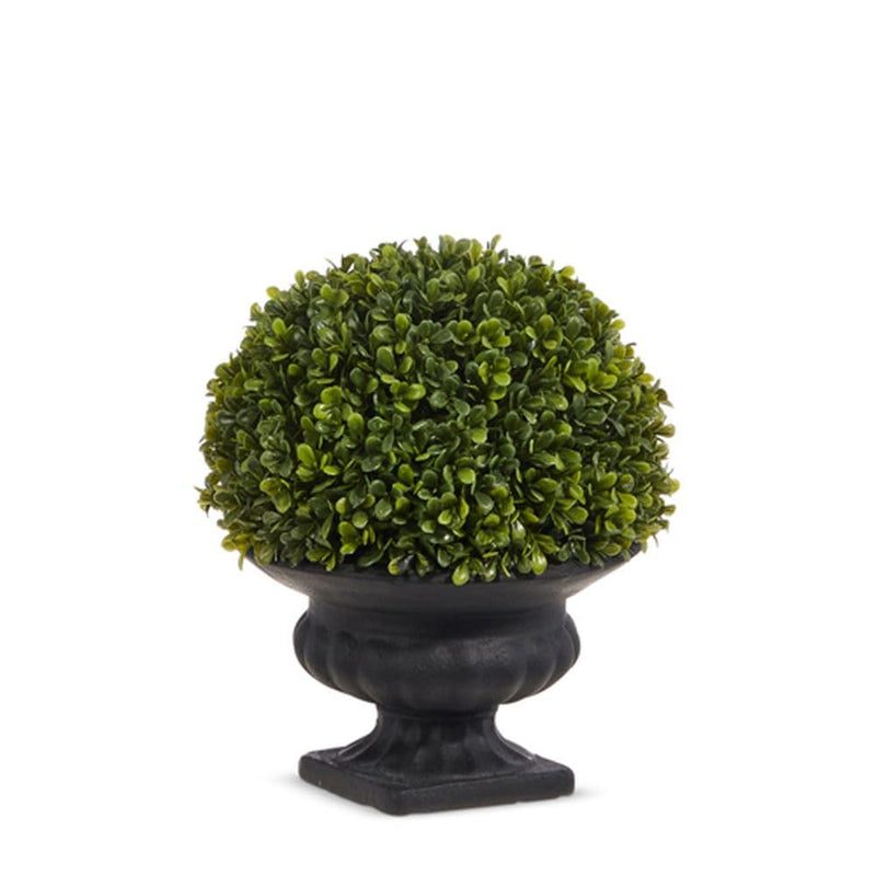 Raz Imports 2024 in Bloom 10&quot; Potted Boxwood Topiary