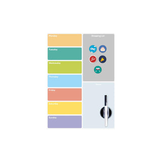 Balvi Writing Board, Unique, Multicolored