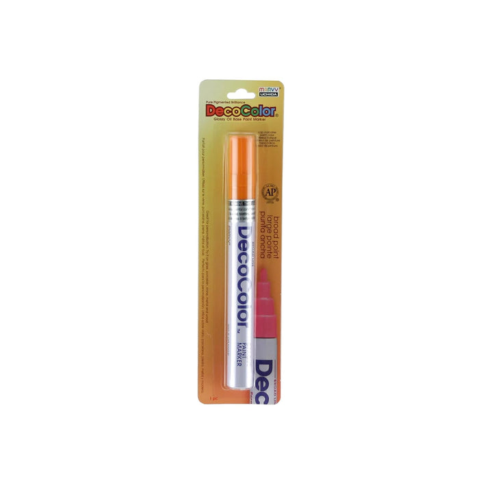Uchida 300-C-7 Marvy Deco Color Broad Point Paint Marker, Orange
