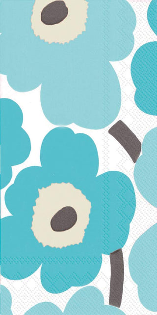 ihr SINCE 1977 Disposable Napkin, Dinner, Unikko Turquoise