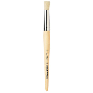 da Vinci Paint Brush, Size 8, Nickel,white