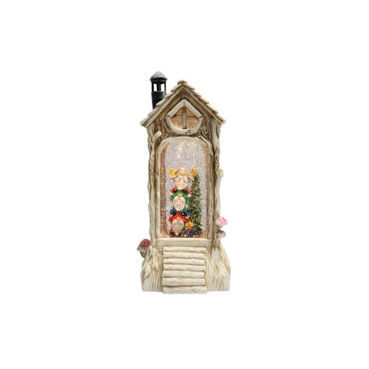 Roman Snow Globe, 4"x4"x11"H, Multicolor