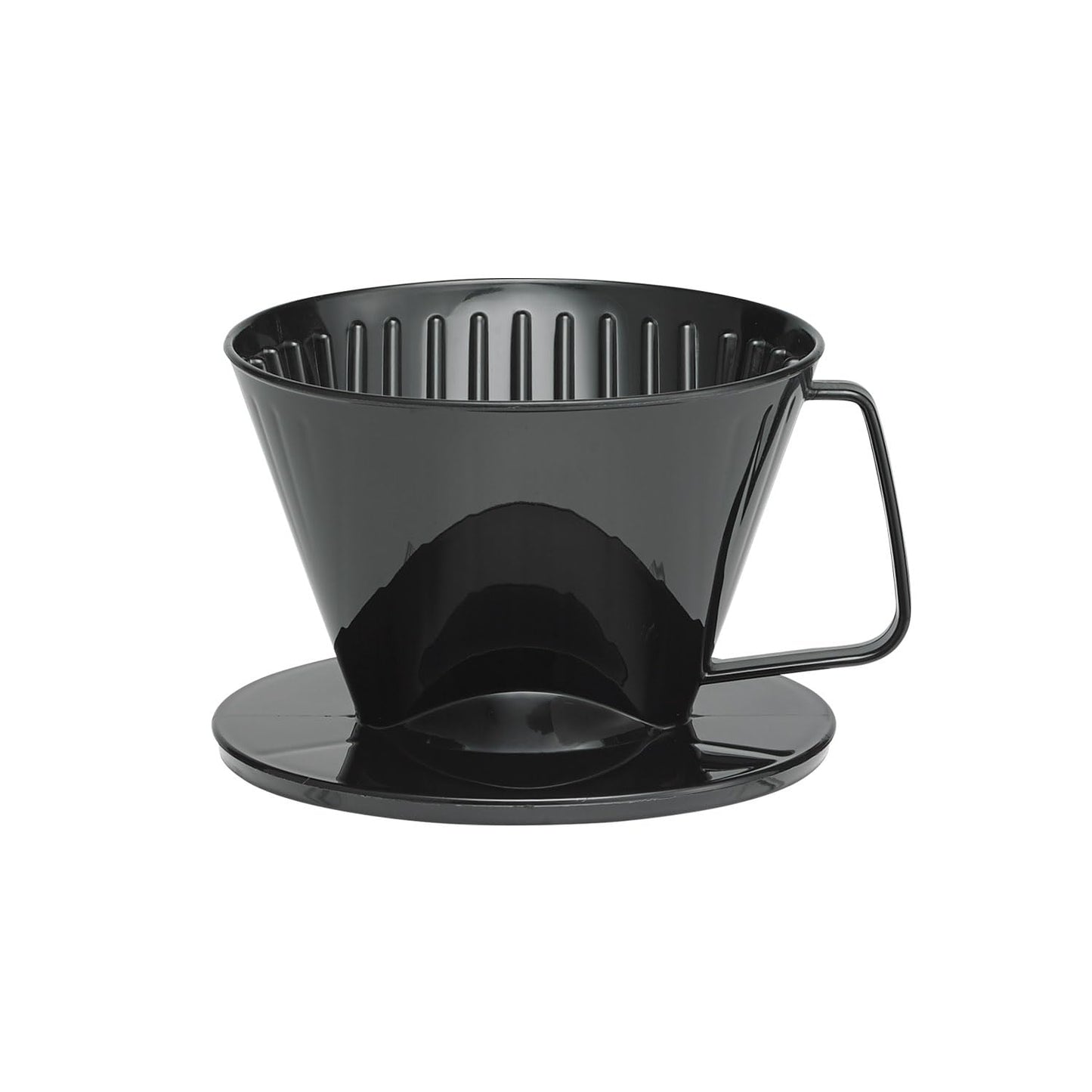 HIC Harold Import Co. 2661 HIC Coffee Filter Cone, Black, Number 1-Size, Brews 1 to 2-Cups, No. 1