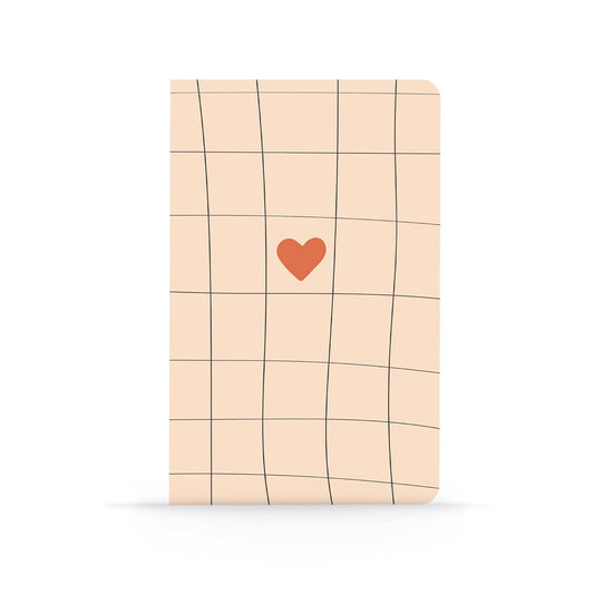 Denik Blank Book, 5.25" x 8.25" - Lined Pages, Little Love