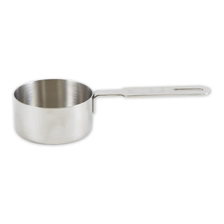 RSVP International Measuring Cup, 0.5 Cup, Individual, Stainless Steel