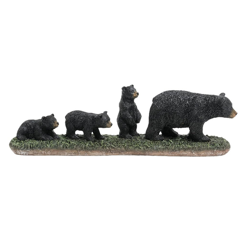 Lipco Bear Family Walking Figurine, 11.0-inches Length, Polyresin, Home Decor Accessories