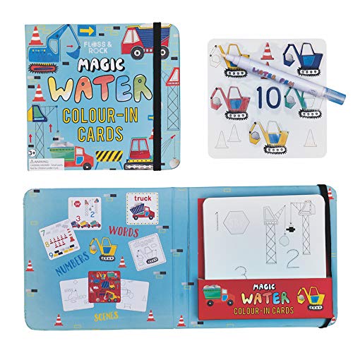 Floss & Rock Magic Water Cards - Construction Books for Ages 3 to 5