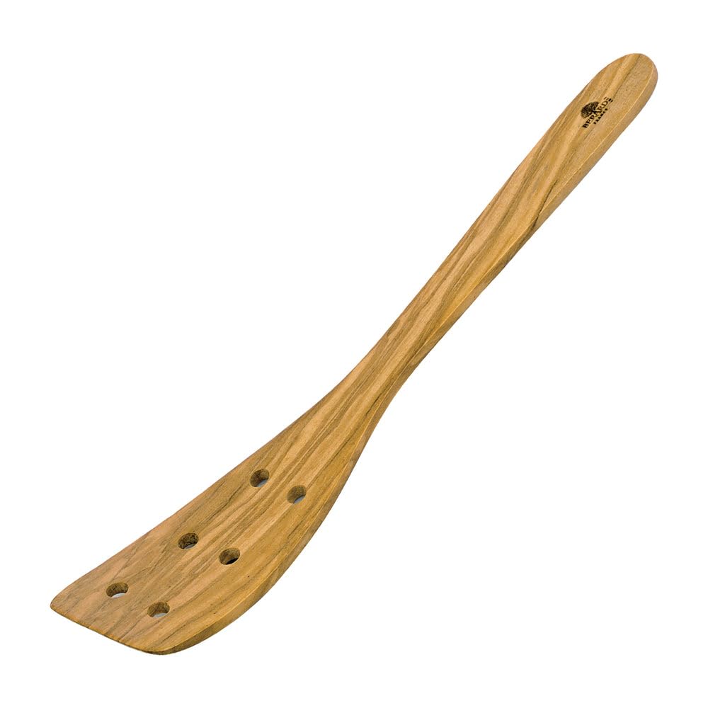Browne & Co Berard Olive Wood 12.5 Inch Curved Spatula
