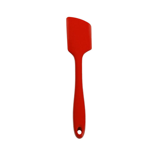 RSVP International Ela's Favorite Spatula BPA-Free Silicone Scrape Batters, Flip Eggs, Ice Cakes, & More Dishwasher Safe & Heat Resistant Cooking, Baking & More, One Size, Red