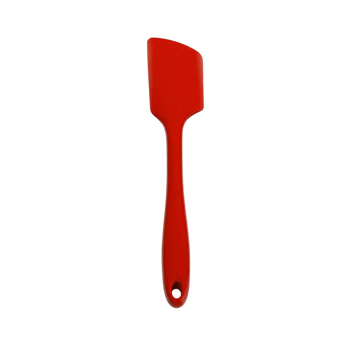 RSVP International Ela's Favorite Spatula BPA-Free Silicone Scrape Batters, Flip Eggs, Ice Cakes, & More Dishwasher Safe & Heat Resistant Cooking, Baking & More, One Size, Red