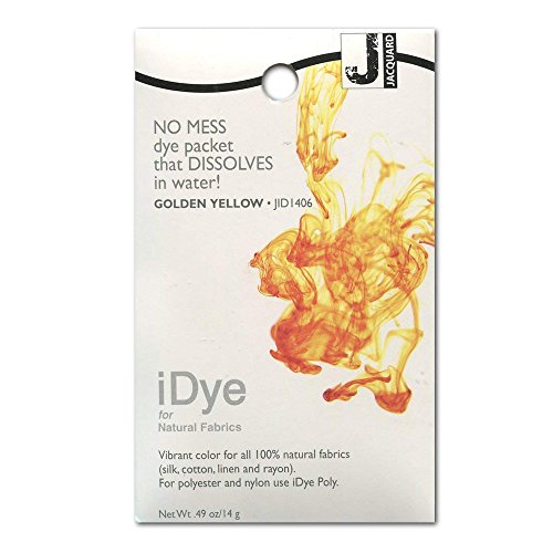 Jacquard Products 100% Natural, Golden iDye Fabric Dye, Gold Yellow