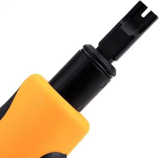 Comfy Hour Jolly Handy Tools Collection Twist-Lock Type Punch Down Tool with Blade HT-14TB, Metal