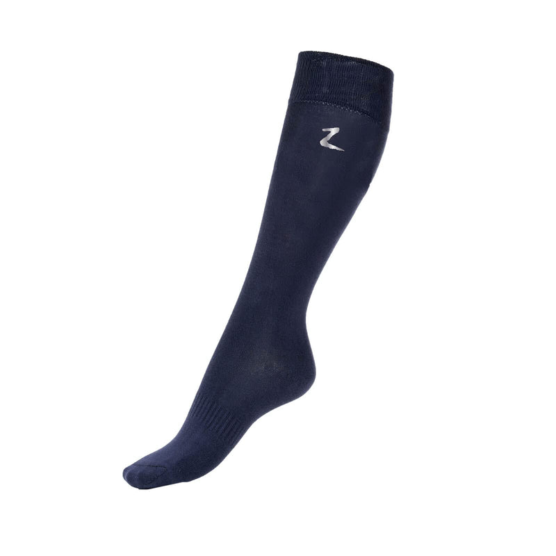 HORZE Lightweight Breathable Bamboo Equestrian Horse Riding Knee Socks - Peacoat Dark Blue - K 11.5-5