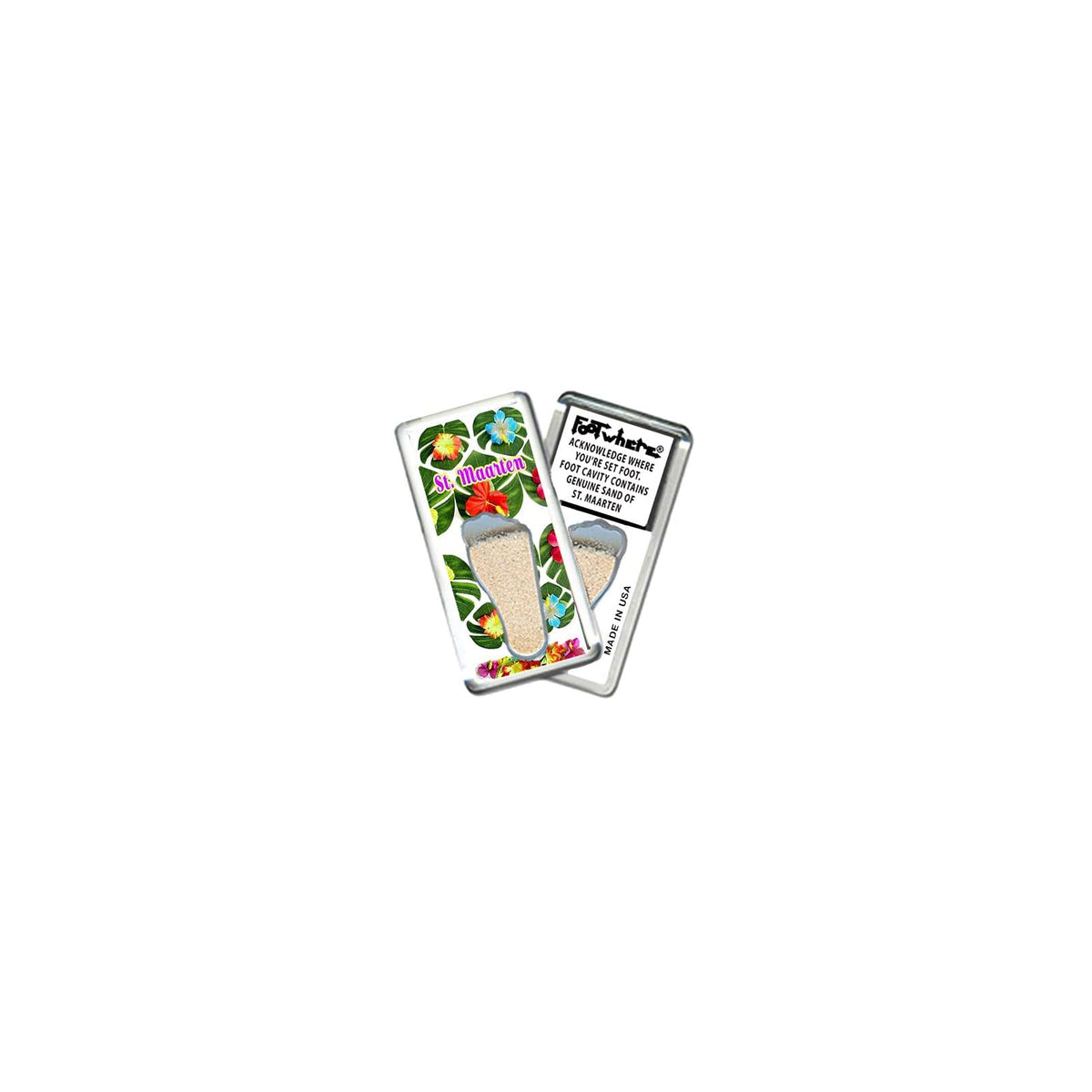 FootWhere Decorative Magnet, Small, Stm203 - Hibiscus