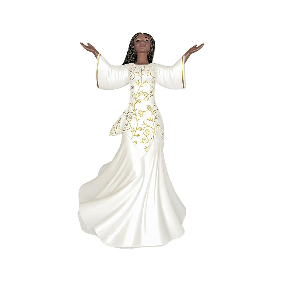 Ebony Treasures Figurine, 10-Inch, Beige