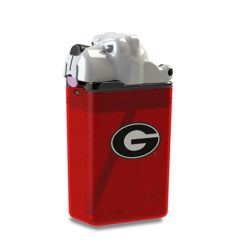 FUNTOPS Reusable Water Bottle | Officially Licensed NCAA Sports Bottle |BPA Free | Dishwasher Safe | University of Georgia | Bulldog Uga Mascot Officially Licensed NCAA - 8oz