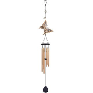 Sunset Vista Designs Wind Chime, 45-Inch Long, Butterfly