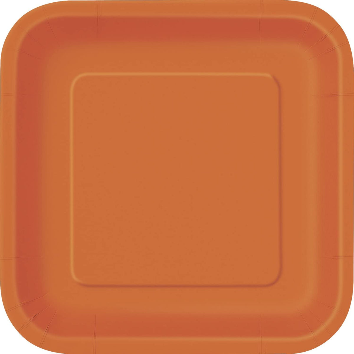 Unique Industries Party Tableware, 7", Orange