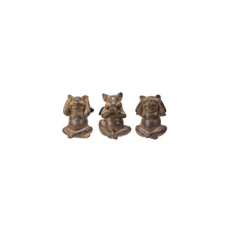 Pacific Giftware Figurine, 4", Brown