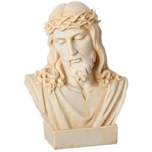 Roman Jesus Bust Ivory Color
