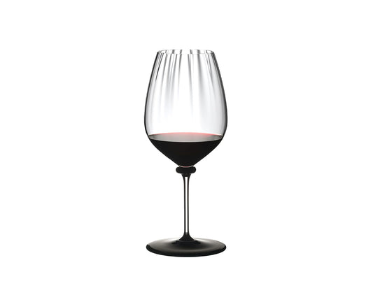 Riedel 4884/0 N Fatto A Mano Performance Cabernet Wine Glass, 29 oz, Black Base