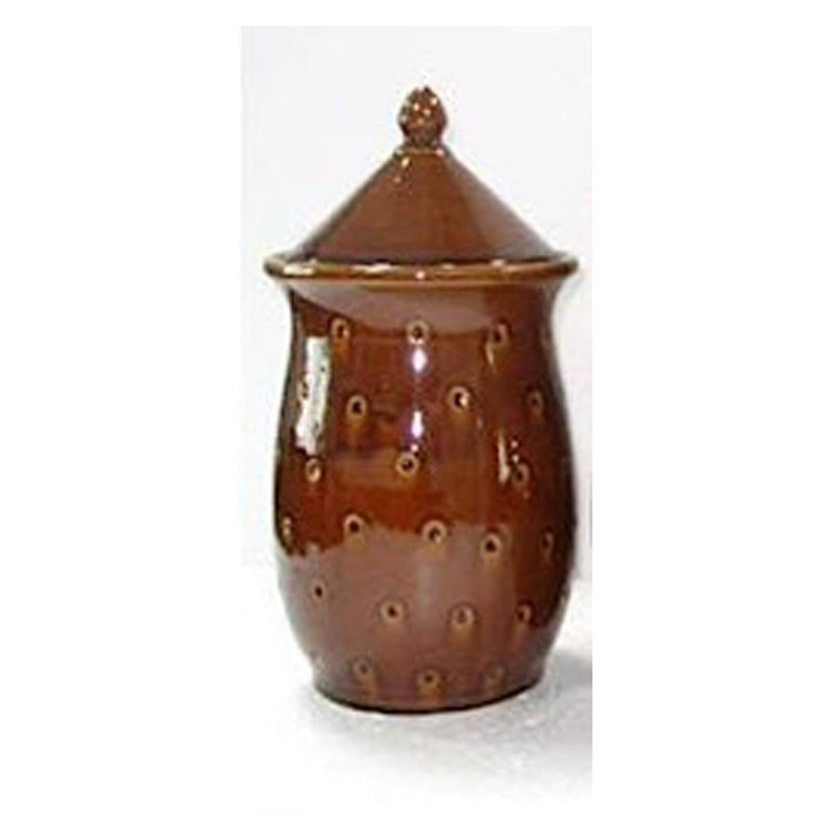 K&K Interiors Jar, 16"H x 9"Dia, Brown