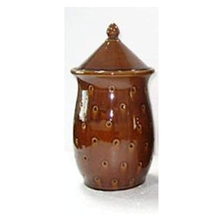 K&K Interiors Jar, 16"H x 9"Dia, Brown