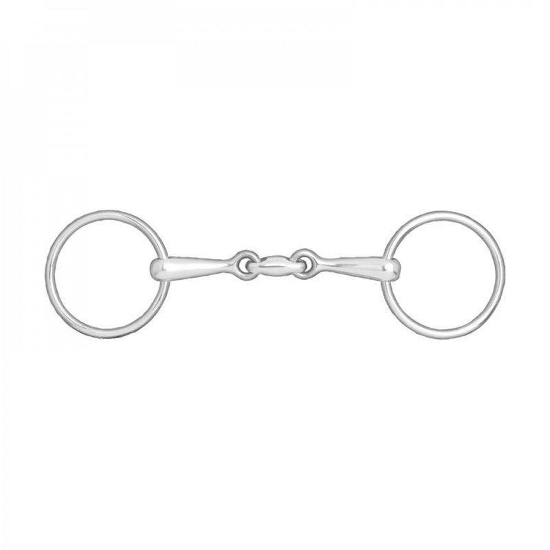 HORZE Lozenge Link Loose Ring Snaffle Bit - 13mm Width - 5