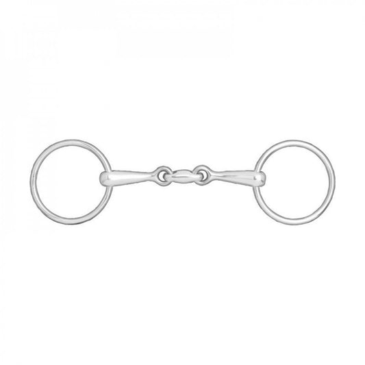 HORZE Lozenge Link Loose Ring Snaffle Bit - 13mm Width - 5