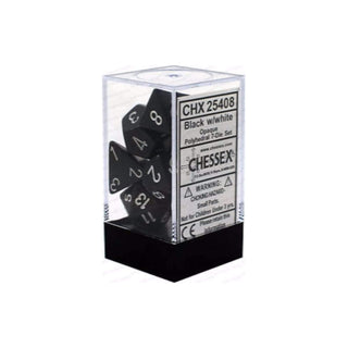 Chessex Game Dice, standard size, White/Black