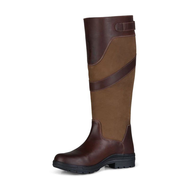 HORZE Waterford Country Boots - Dark Brown/Dark Brown - 6.5