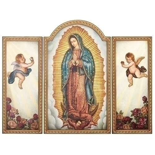Joseph's Studio by Roman, Panels & Plaques Collection, 20" H Our Lady of Guadalupe, Home Décor, Devout Gift, Prayerful Inspiration (1x26x20)